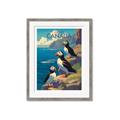 Picture of Perched Above the Blue _GroupedProduct_Rectangle_Portrait_Framed_Matted_