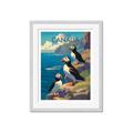 Picture of Perched Above the Blue _GroupedProduct_Rectangle_Portrait_Framed_Matted_