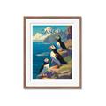 Picture of Perched Above the Blue _GroupedProduct_Rectangle_Portrait_Framed_Matted_