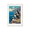 Picture of Perched Above the Blue _GroupedProduct_Rectangle_Portrait_Framed_Matted_