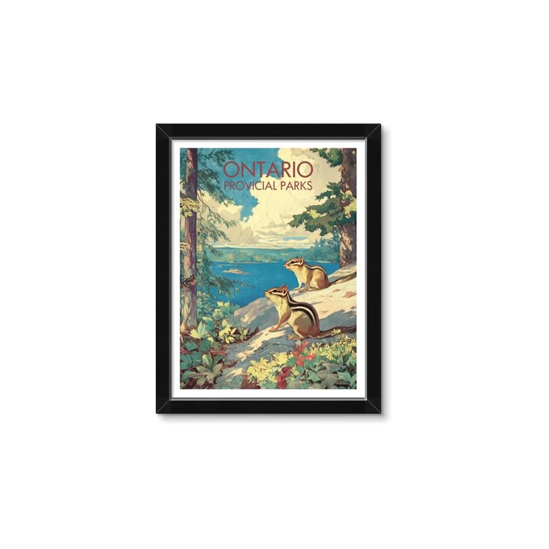 Picture of Critters of the Parks _GroupedProduct_Rectangle_Portrait_Framed_Matted_