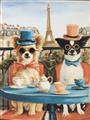 Picture of Tea Time at the Tower _GroupedProduct_Rectangle_Portrait_Unframed_Print_Only_