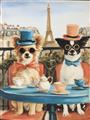 Picture of Tea Time at the Tower _GroupedProduct_Rectangle_Portrait_Unframed_Print_Only_