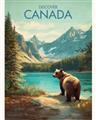 Picture of Canadian Brown Bear _GroupedProduct_Rectangle_Portrait_Unframed_Print_Only_