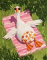 Picture of The Tanning Duck _GroupedProduct_Rectangle_Portrait_Unframed_Print_Only_