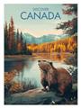 Picture of Canadian Beavers _GroupedProduct_Rectangle_Portrait_Unframed_Print_Only_
