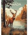 Picture of Canadian Deer _GroupedProduct_Rectangle_Portrait_Unframed_Print_Only_