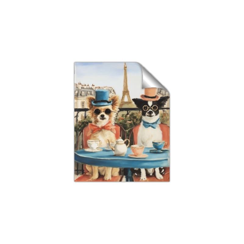 Picture of Tea Time at the Tower _GroupedProduct_Rectangle_Portrait_Unframed_Print_Only_