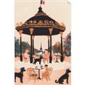 Picture of Le Petit Chien Tea Party _GroupedProduct_Rectangle_Portrait_Unframed_Print_Only_