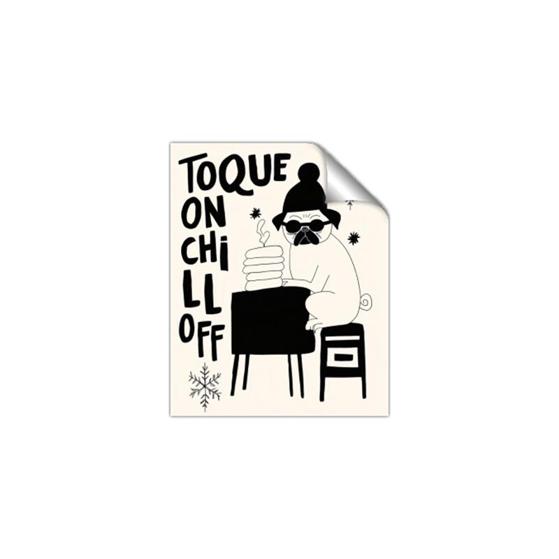 Picture of Toque on, Chill Off _GroupedProduct_Rectangle_Portrait_Unframed_Print_Only_