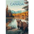 Picture of Canadian Beavers _GroupedProduct_Rectangle_Portrait_Unframed_Print_Only_