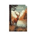 Picture of Canadian Deer _GroupedProduct_Rectangle_Portrait_Unframed_Print_Only_