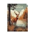 Picture of Canadian Deer _GroupedProduct_Rectangle_Portrait_Unframed_Print_Only_