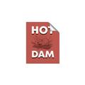Picture of Hot Dam _GroupedProduct_Rectangle_Portrait_Unframed_Print_Only_