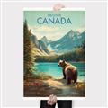 Picture of Canadian Brown Bear _GroupedProduct_Rectangle_Portrait_Canvas_