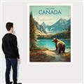 Picture of Canadian Brown Bear _GroupedProduct_Rectangle_Portrait_Canvas_