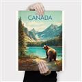 Picture of Canadian Brown Bear _GroupedProduct_Rectangle_Portrait_Canvas_
