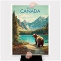 Picture of Canadian Brown Bear _GroupedProduct_Rectangle_Portrait_Canvas_