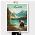 Picture of Canadian Brown Bear _GroupedProduct_Rectangle_Portrait_Canvas_