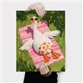 Picture of The Tanning Duck _GroupedProduct_Rectangle_Portrait_Canvas_