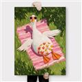 Picture of The Tanning Duck _GroupedProduct_Rectangle_Portrait_Canvas_