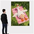 Picture of The Tanning Duck _GroupedProduct_Rectangle_Portrait_Canvas_