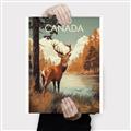 Picture of Canadian Deer _GroupedProduct_Rectangle_Portrait_Canvas_