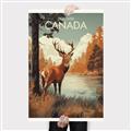 Picture of Canadian Deer _GroupedProduct_Rectangle_Portrait_Canvas_