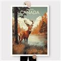 Picture of Canadian Deer _GroupedProduct_Rectangle_Portrait_Canvas_