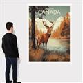 Picture of Canadian Deer _GroupedProduct_Rectangle_Portrait_Canvas_