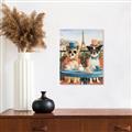 Picture of Tea Time at the Tower _GroupedProduct_Rectangle_Portrait_Canvas_