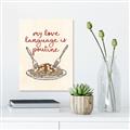Picture of My Love Language is Poutine _GroupedProduct_Rectangle_Portrait_Canvas_