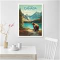 Picture of Canadian Brown Bear _GroupedProduct_Rectangle_Portrait_Canvas_