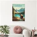 Picture of Canadian Brown Bear _GroupedProduct_Rectangle_Portrait_Canvas_