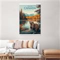 Picture of Canadian Beavers _GroupedProduct_Rectangle_Portrait_Canvas_