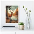 Picture of Canadian Deer _GroupedProduct_Rectangle_Portrait_Canvas_