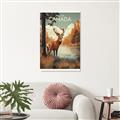 Picture of Canadian Deer _GroupedProduct_Rectangle_Portrait_Canvas_