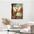 Picture of Canadian Deer _GroupedProduct_Rectangle_Portrait_Canvas_
