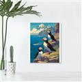 Picture of Perched Above the Blue _GroupedProduct_Rectangle_Portrait_Canvas_