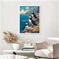 Picture of Perched Above the Blue _GroupedProduct_Rectangle_Portrait_Canvas_