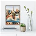 Picture of Tea Time at the Tower _GroupedProduct_Rectangle_Portrait_Canvas_Framed_