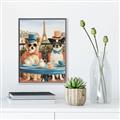 Picture of Tea Time at the Tower _GroupedProduct_Rectangle_Portrait_Canvas_Framed_