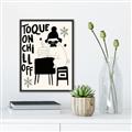 Picture of Toque on, Chill Off _GroupedProduct_Rectangle_Portrait_Canvas_Framed_