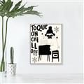 Picture of Toque on, Chill Off _GroupedProduct_Rectangle_Portrait_Canvas_Framed_