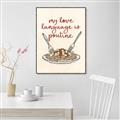 Picture of My Love Language is Poutine _GroupedProduct_Rectangle_Portrait_Canvas_Framed_