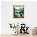 Picture of Canadian Brown Bear _GroupedProduct_Rectangle_Portrait_Canvas_Framed_