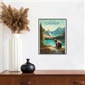 Picture of Canadian Brown Bear _GroupedProduct_Rectangle_Portrait_Canvas_Framed_
