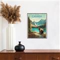Picture of Canadian Brown Bear _GroupedProduct_Rectangle_Portrait_Canvas_Framed_