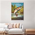 Picture of Canadian Seabass _GroupedProduct_Rectangle_Portrait_Canvas_Framed_