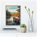 Picture of Canadian Beavers _GroupedProduct_Rectangle_Portrait_Canvas_Framed_